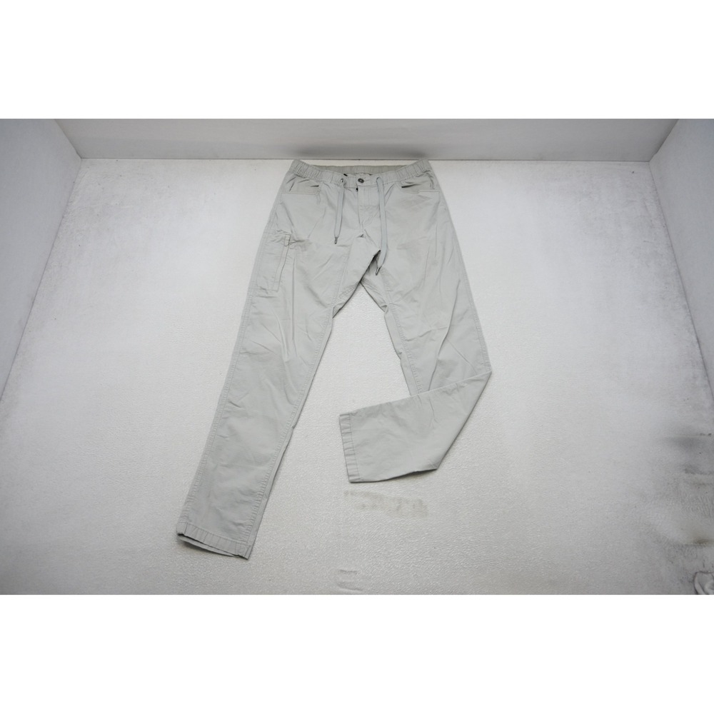 BYLT Premium Basics BYLT Pant Mens Large Light Gray Cargo Drawstring Excellent